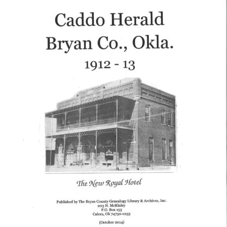 NEWSPAPER EXTRACTIONS-Caddo Herald, 1912-13