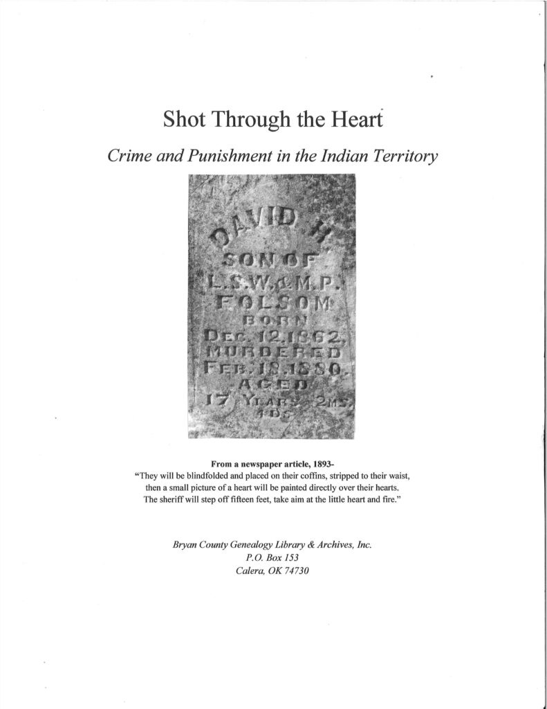 Shot Through The Heart  (featuring crimes in I.T.), 209 pgs