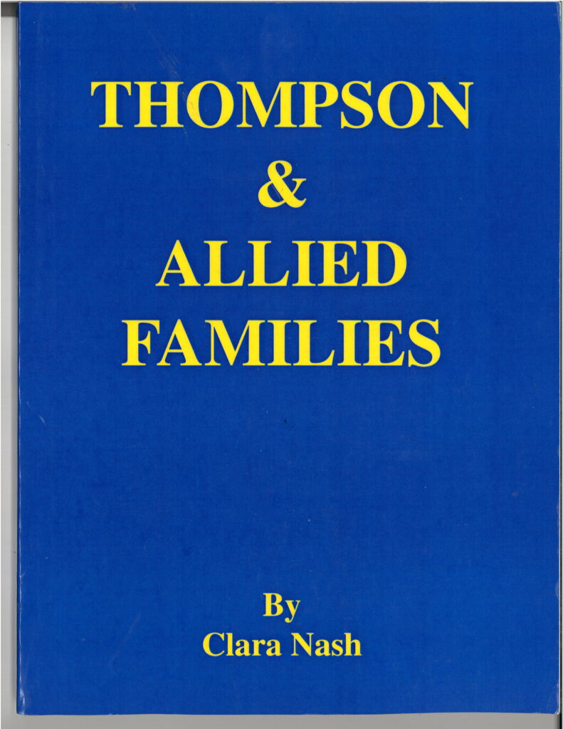 Thompson & Allied Families-Family History