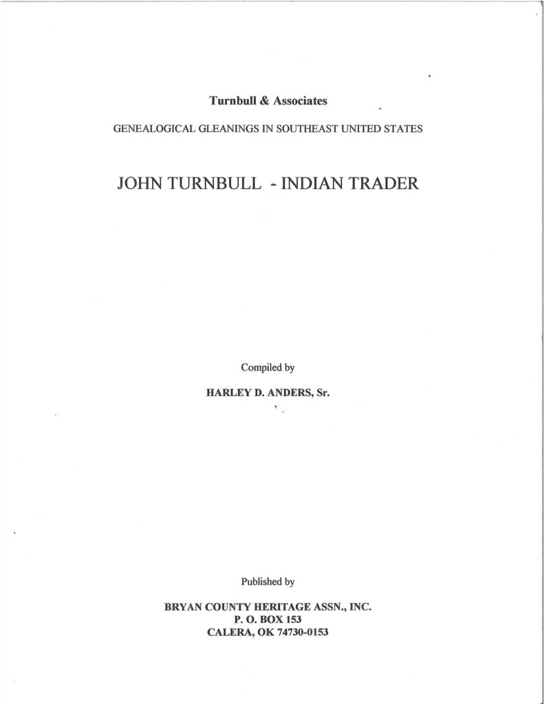 John Turnbull - Indian Trader