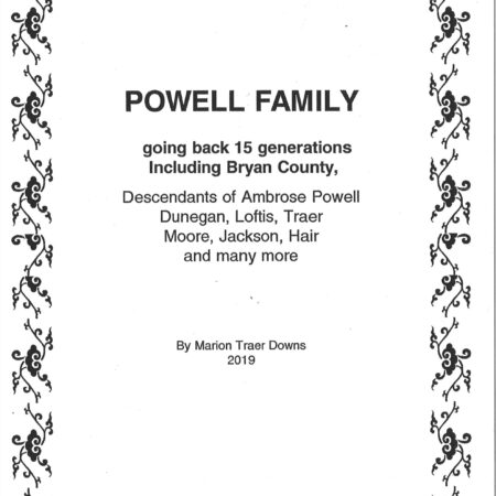 Powell Family History 15 generations