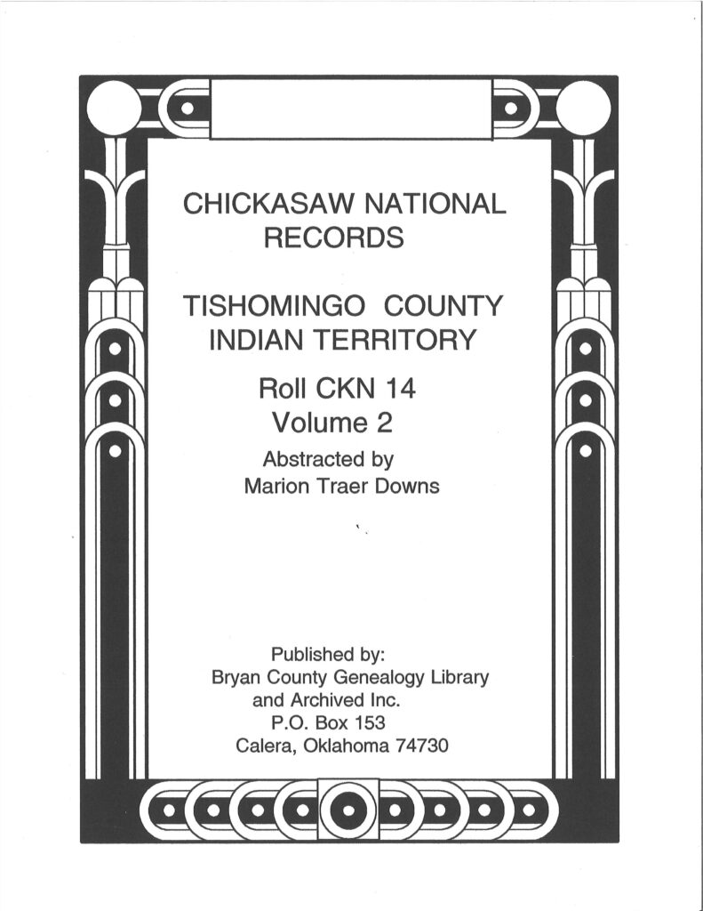 CHICKASAW DISTRICT COURT RECORDS-Tishomingo Co., 1876-1884. 1875-1889, 1877-1889, Vol. 2
