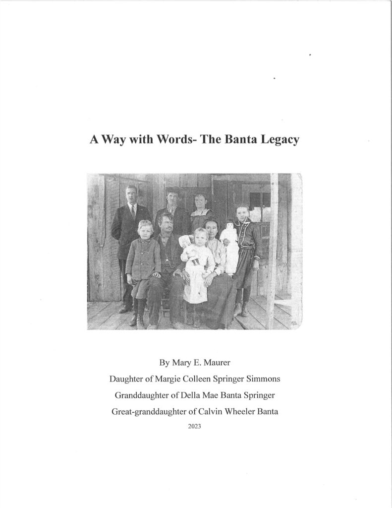 A Way With Words: The Banta Legacy by Mary Maurer
